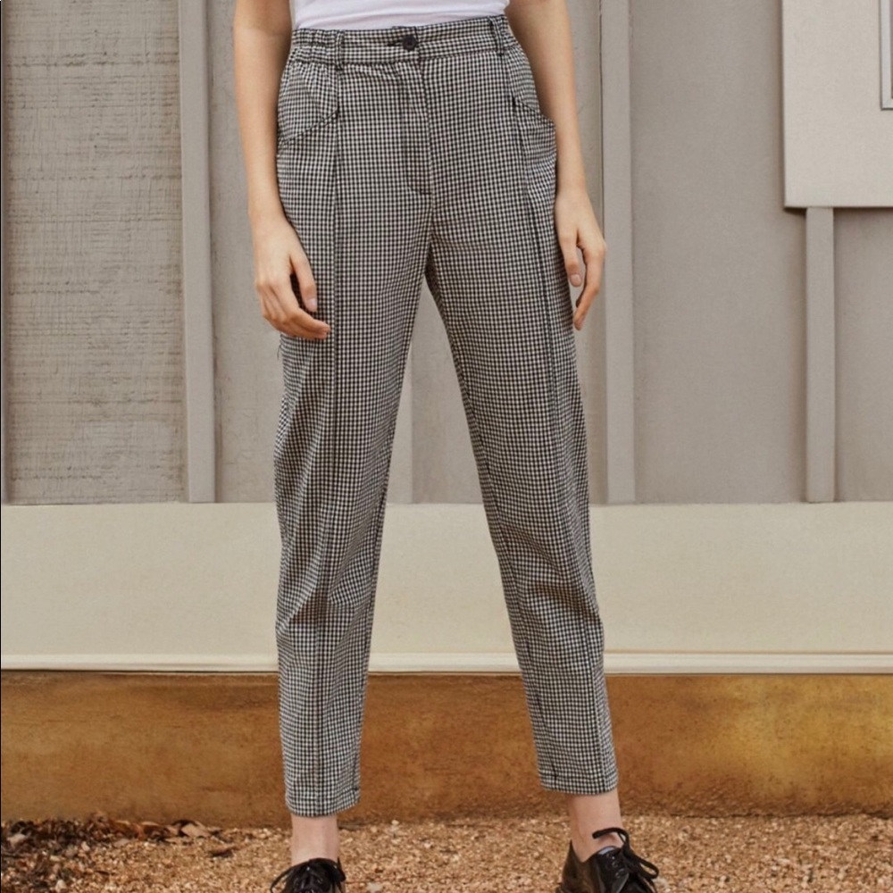 Urban Outfitters-BDG Checkered Mom Pant